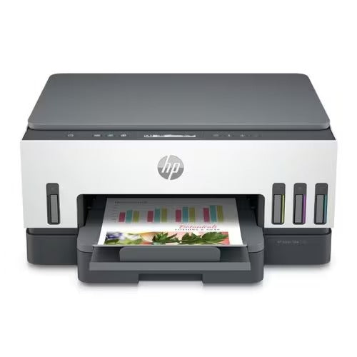 Impresora de Inyección de Tinta Multifunción HP 720 Inalámbrico Color - Copiadora/Impresora/Escáner - 23 ppm