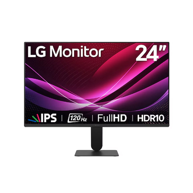 Monitor Plano LG 24U411A-B, 23.8" FHD IPS, 120Hz, 5ms, HDMI, VGA, Headphone Out