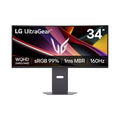 Monitor Gaming LG UltraGear G6, 34" Curvo WQHD VA, 160Hz, 1ms MBR, HDMI x2, DP, Headphone Out